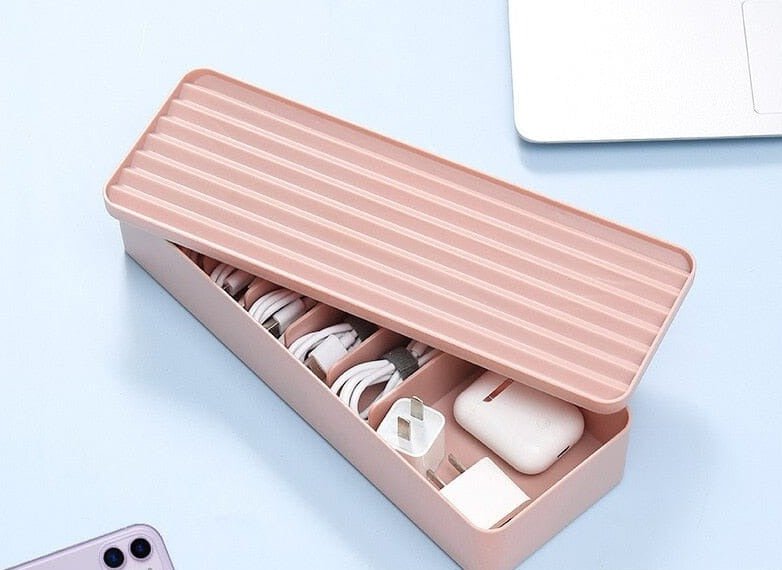 MyCableBox™ - Boite de rangement pour câbles - Chic Pratique